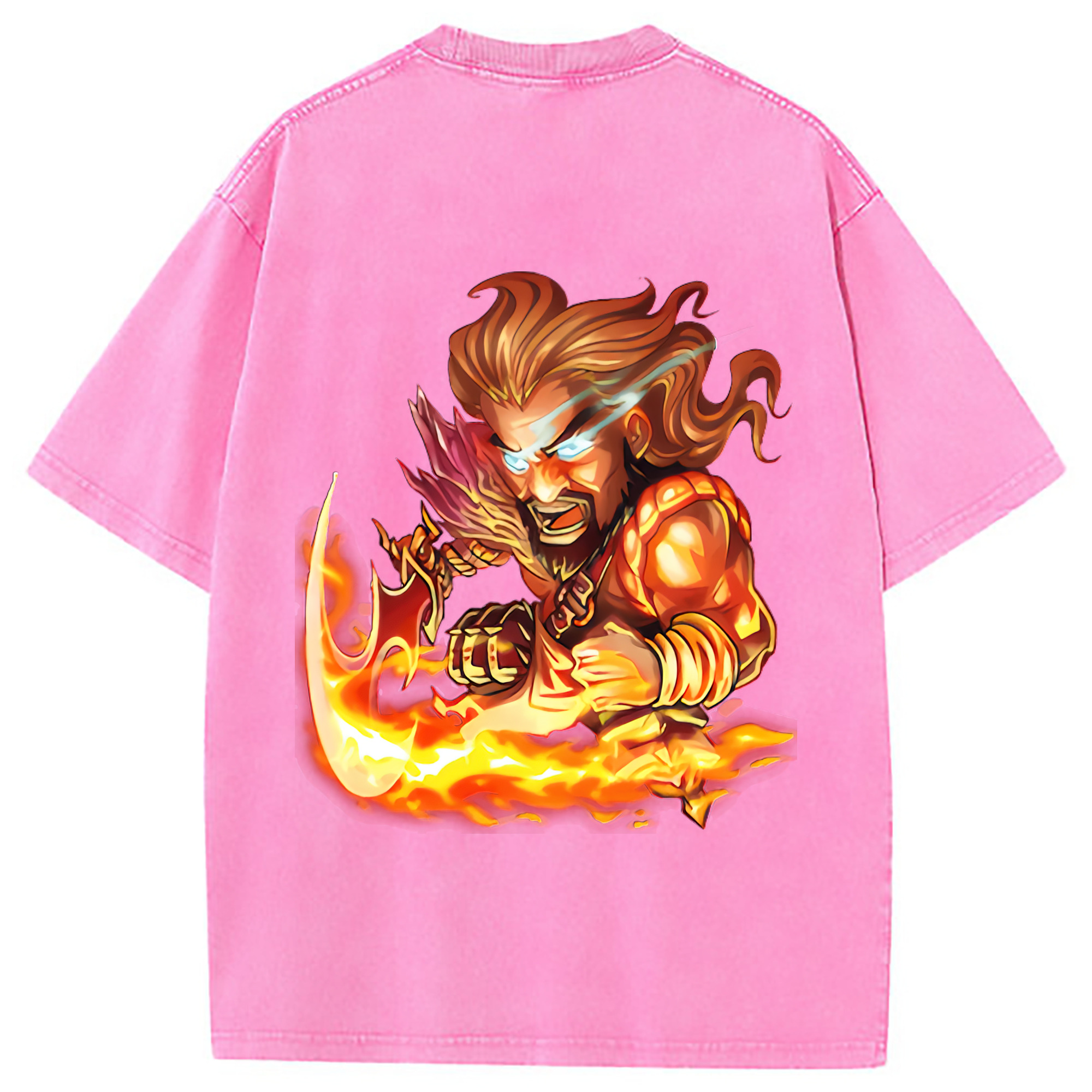 （画像用） リーグ・オブ・レジェンド League of Legends LOL 綿100% ヴィンテージ風 半袖Tシャツ（背面プリント）